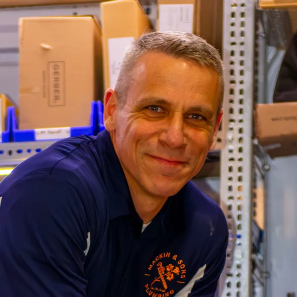 Mike Mackin, owner of Mackin & Sons Plumbing